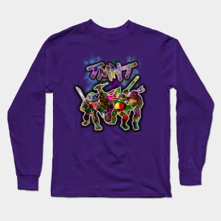 Tmnt abstract design Long Sleeve T-Shirt